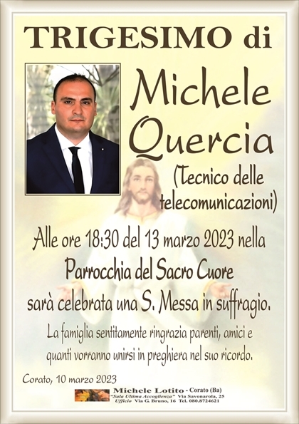 MICHELE QUERCIA Tecnico delle telecomunicazioni Corato