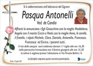 Pasqua Antonelli Ved. de Candia