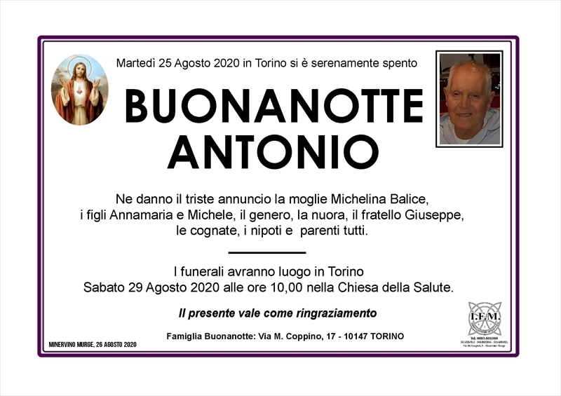 ANTONIO BUONANOTTE Minervino necrologi web